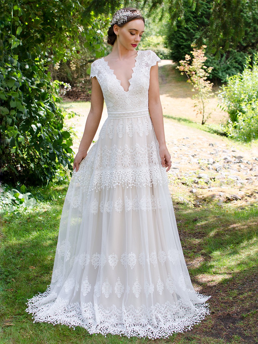 Boho lace wedding dress 5001-wedding-dress-5001