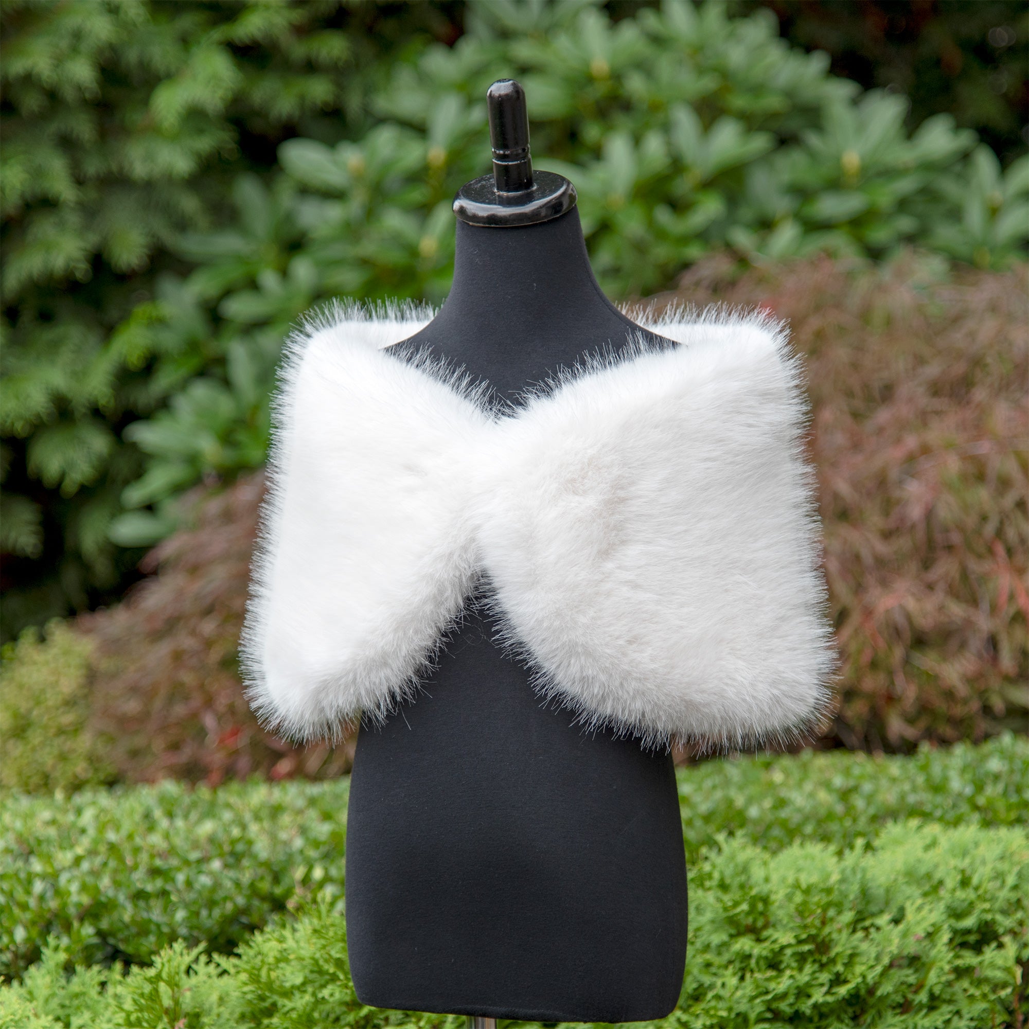 Flower girl hotsell faux fur bolero