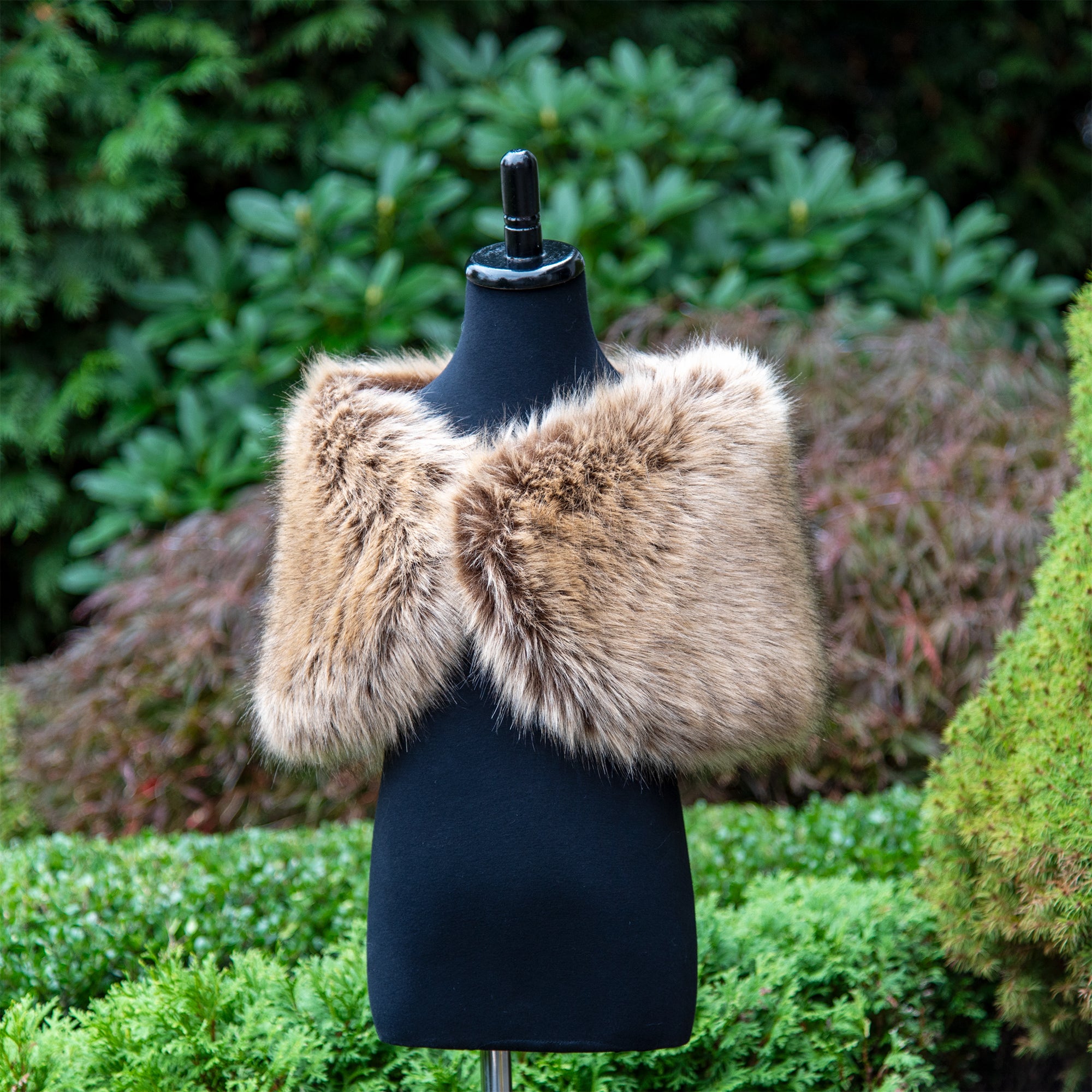 Mink fur clearance shoulder wrap