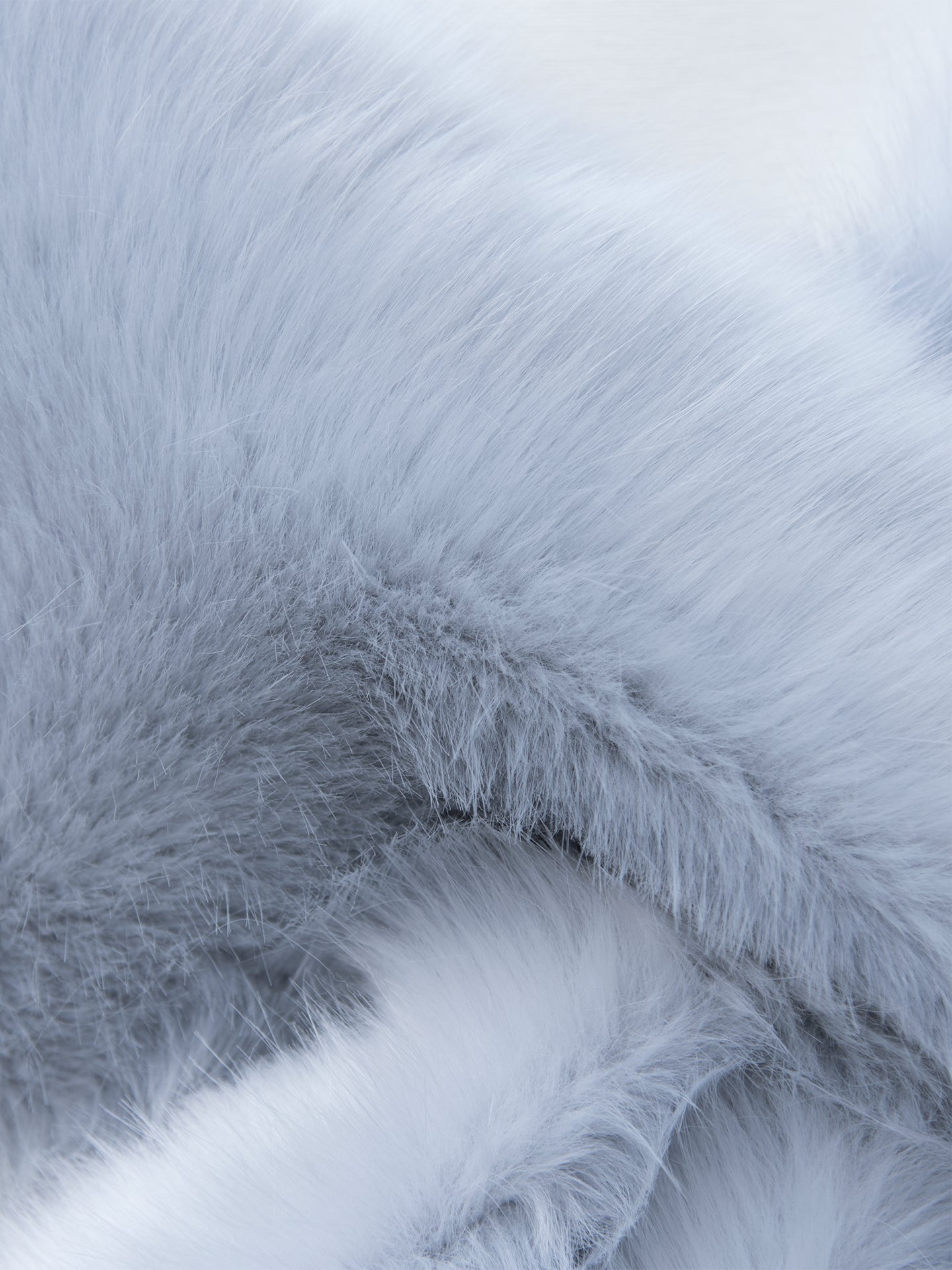 Blue sale fur shawl