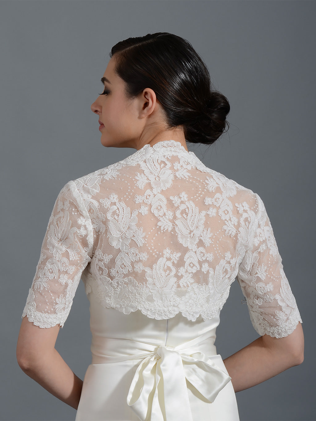 Lace bolero for wedding hot sale dress