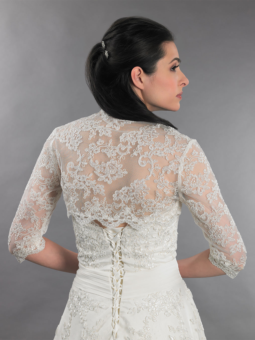 White hotsell wedding bolero