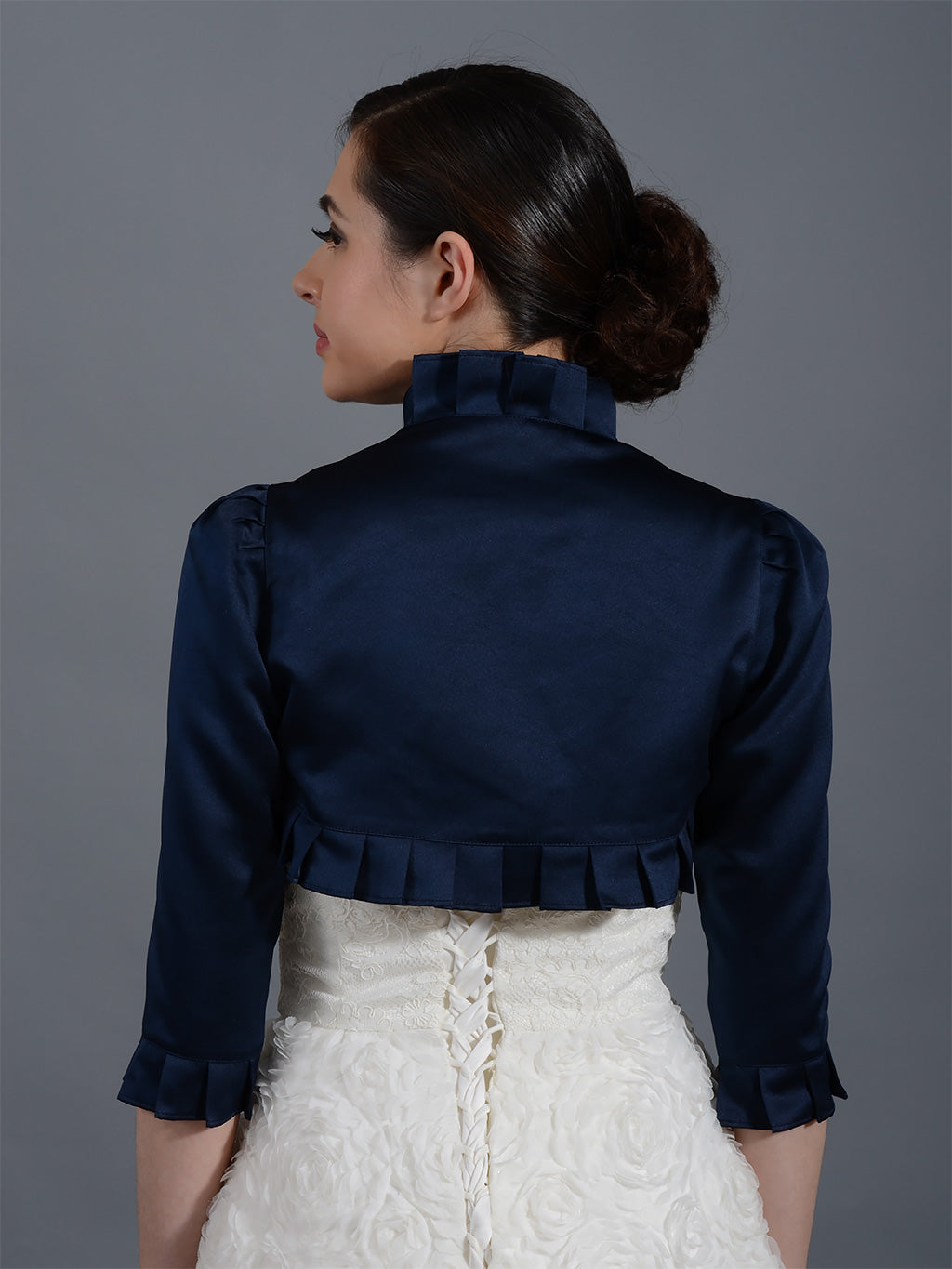 Navy blue 2025 bolero jacket