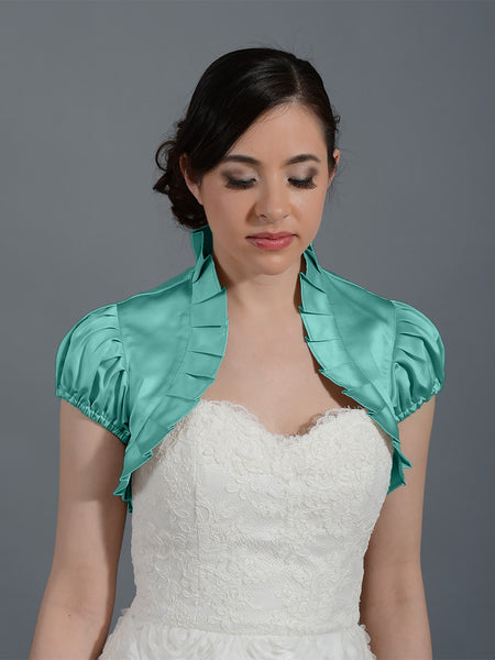 Turquoise 2025 bolero jacket