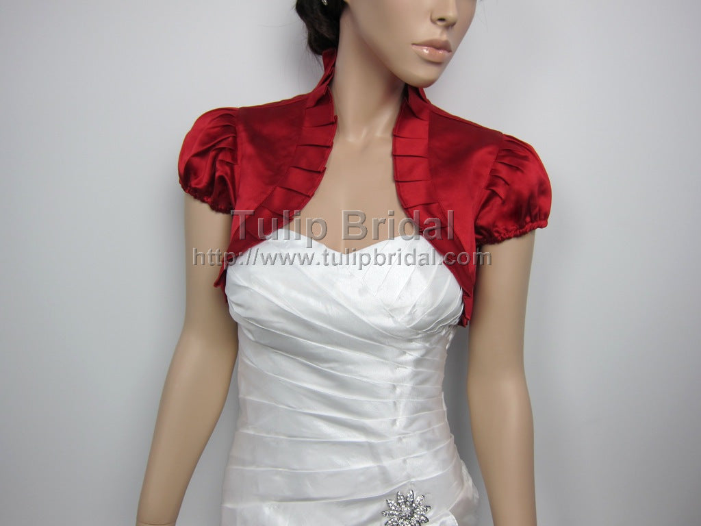 Red on sale bolero shrug